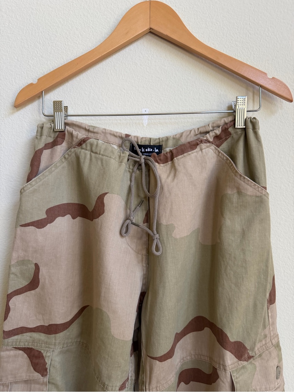Iamkokola Tan Camo Low Waisted Military Pants - Picture 5 of 13